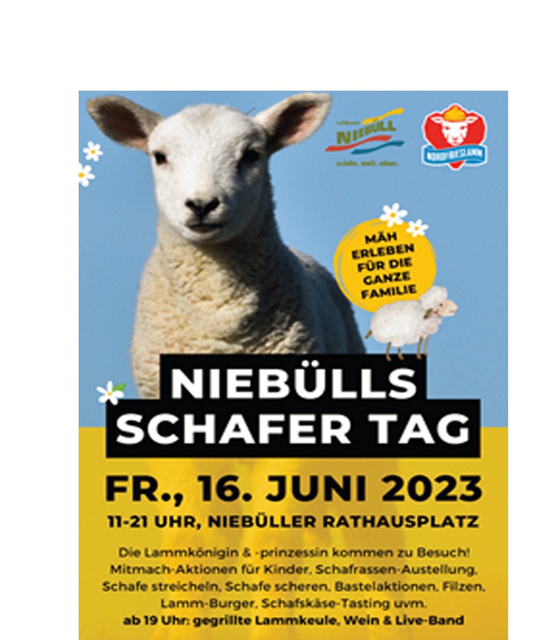 Plakat Niebülls Schafer Tag