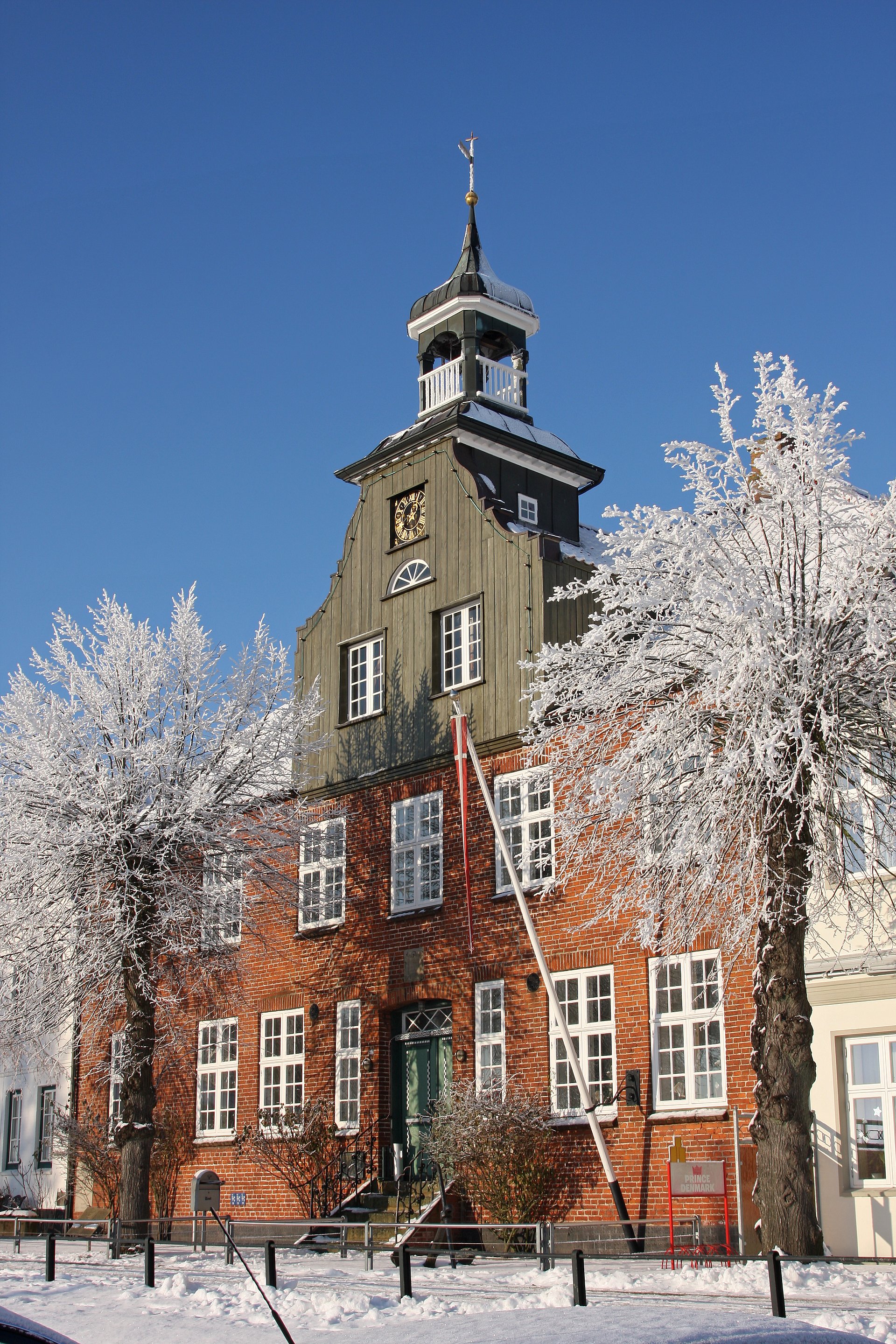Tönning Rathaus im Winter