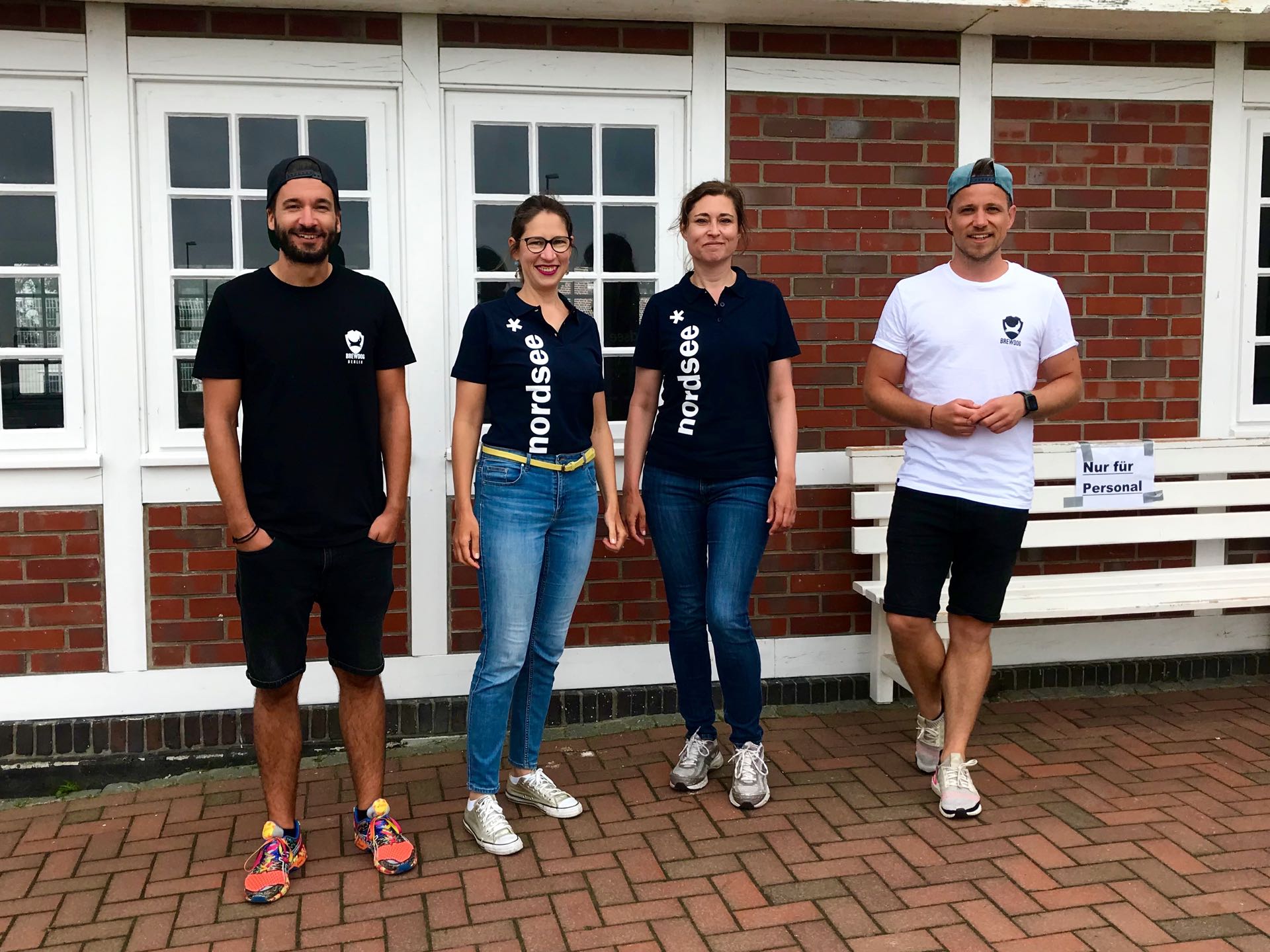 Christoph, Claudia, Alexia und Adrian in Cuxhaven