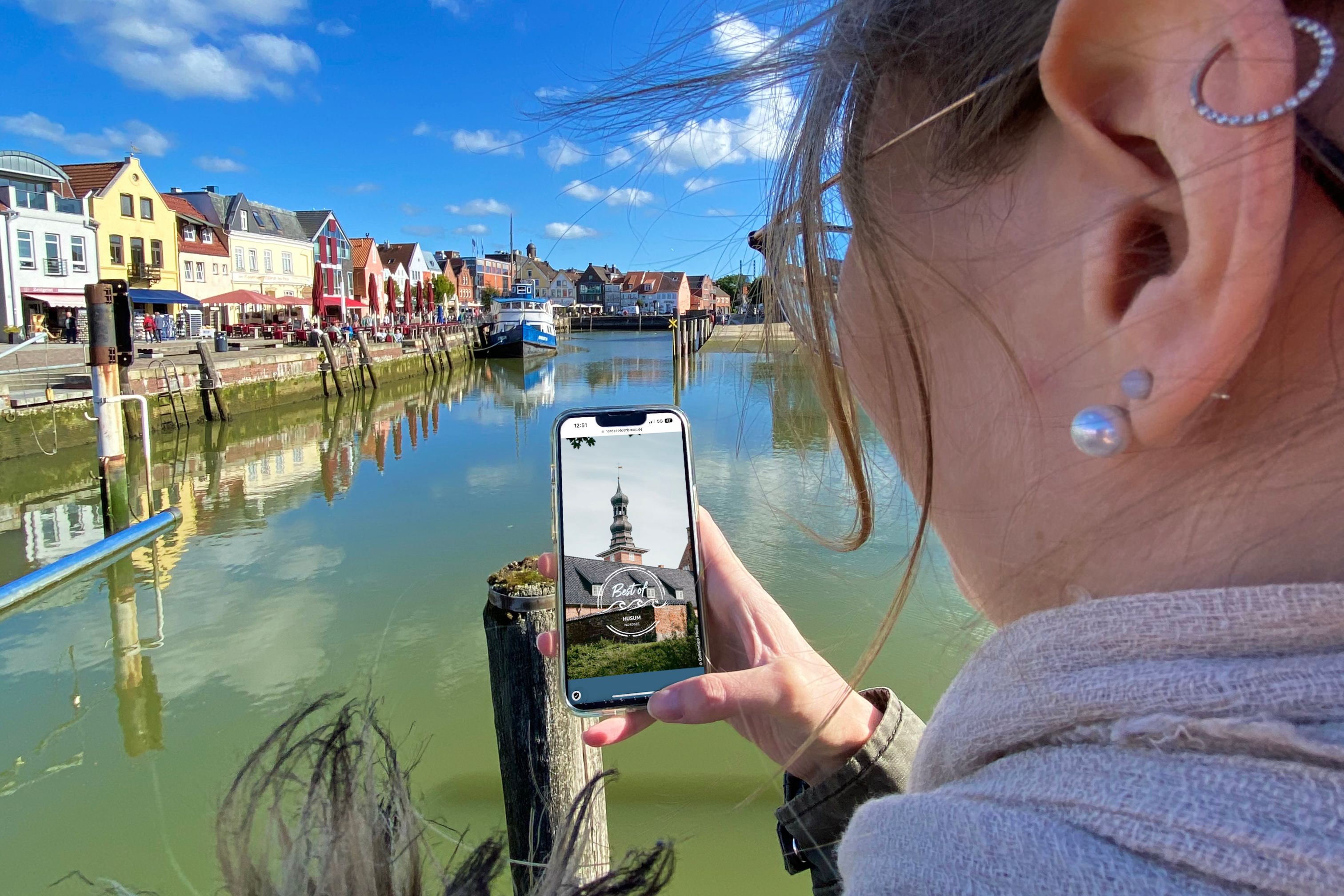 Mobile Ansicht der neuen Webseite des Nordseetourismus