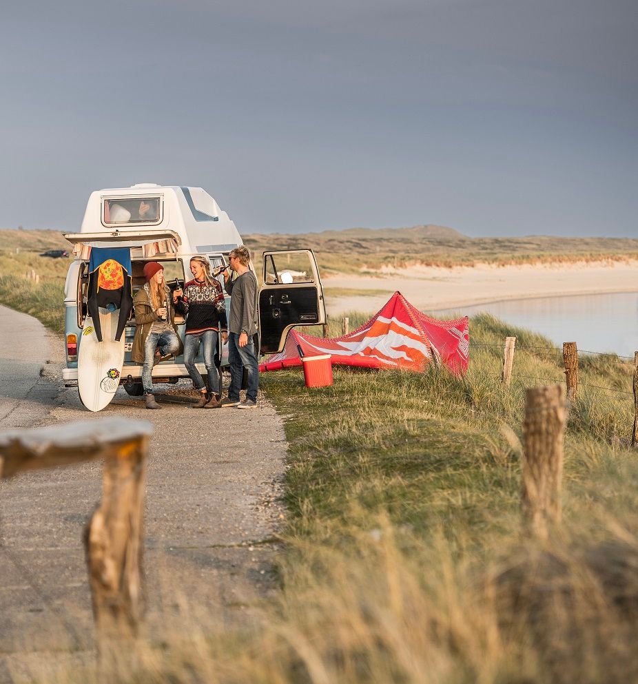 MIt dem Campingbus an der Nordsee unterwegs