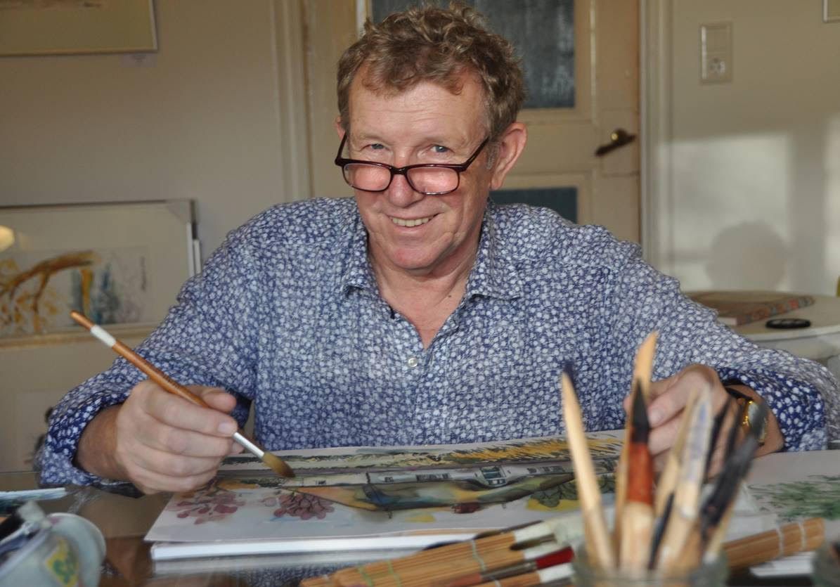 Aquarellkurese an der Nordsee im Atelier Max Höppner