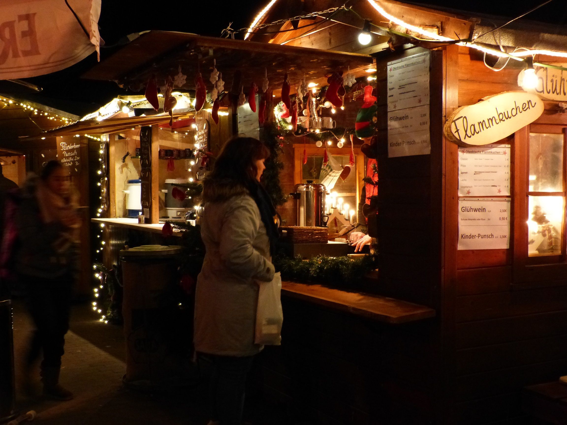 Stände auf dem Morsumer Weihnachtsmarkt