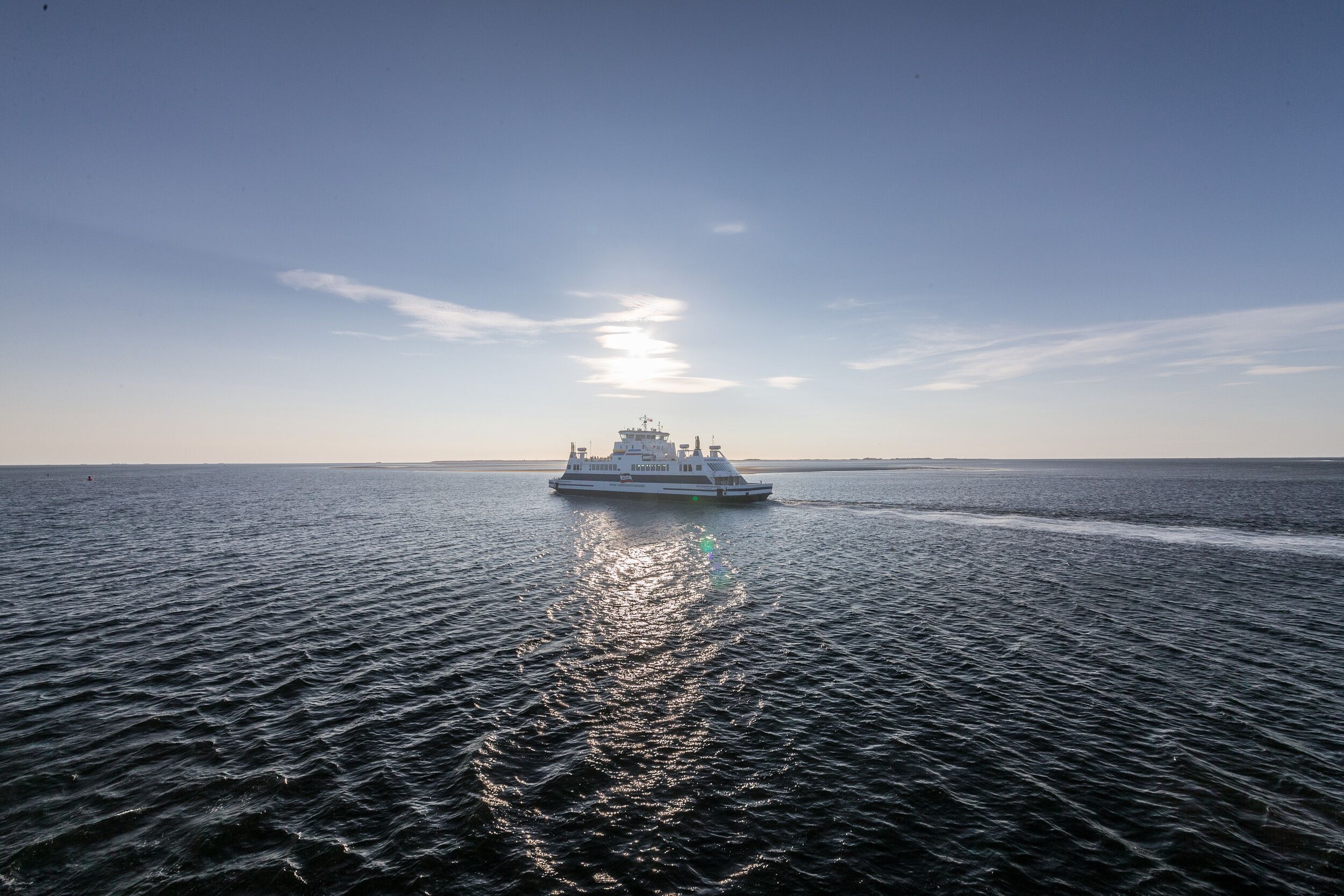 Fährfahrt zur Insel Föhr