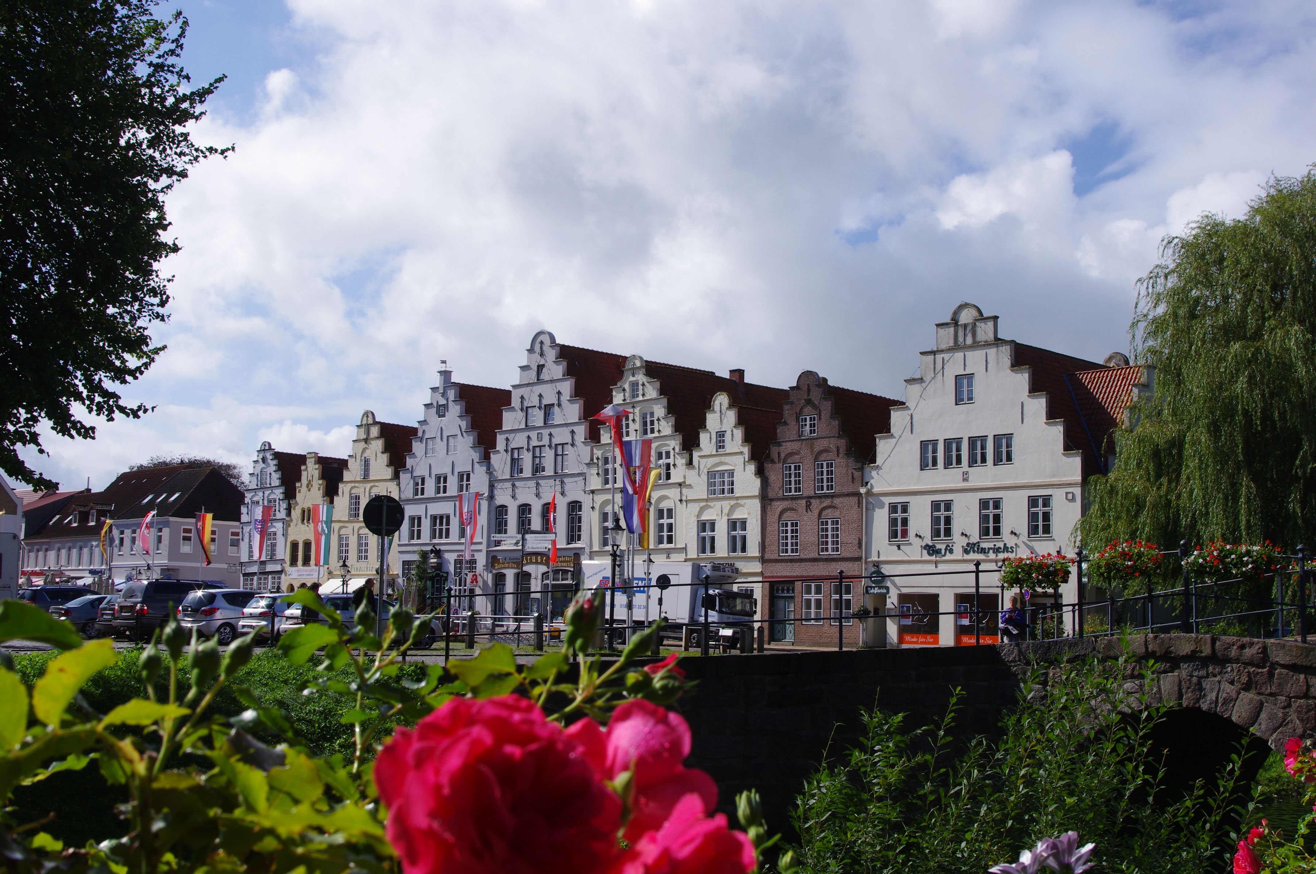 Blick auf die Friedrichstädter Innenstadt