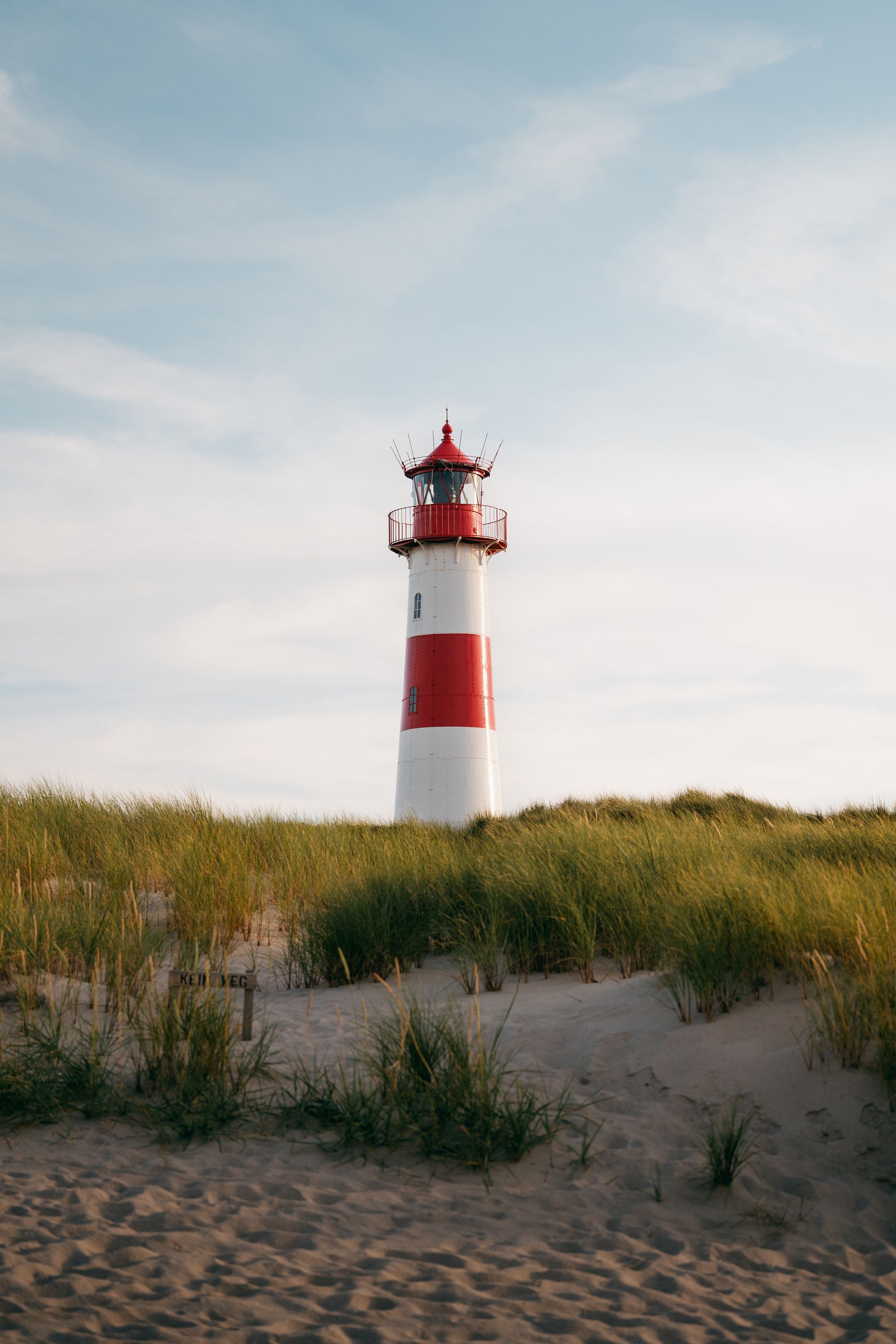 Der Lister Leuchtturm "Leuchturm Ost", im Norden der Insel. Foto: Long-Nong Huang