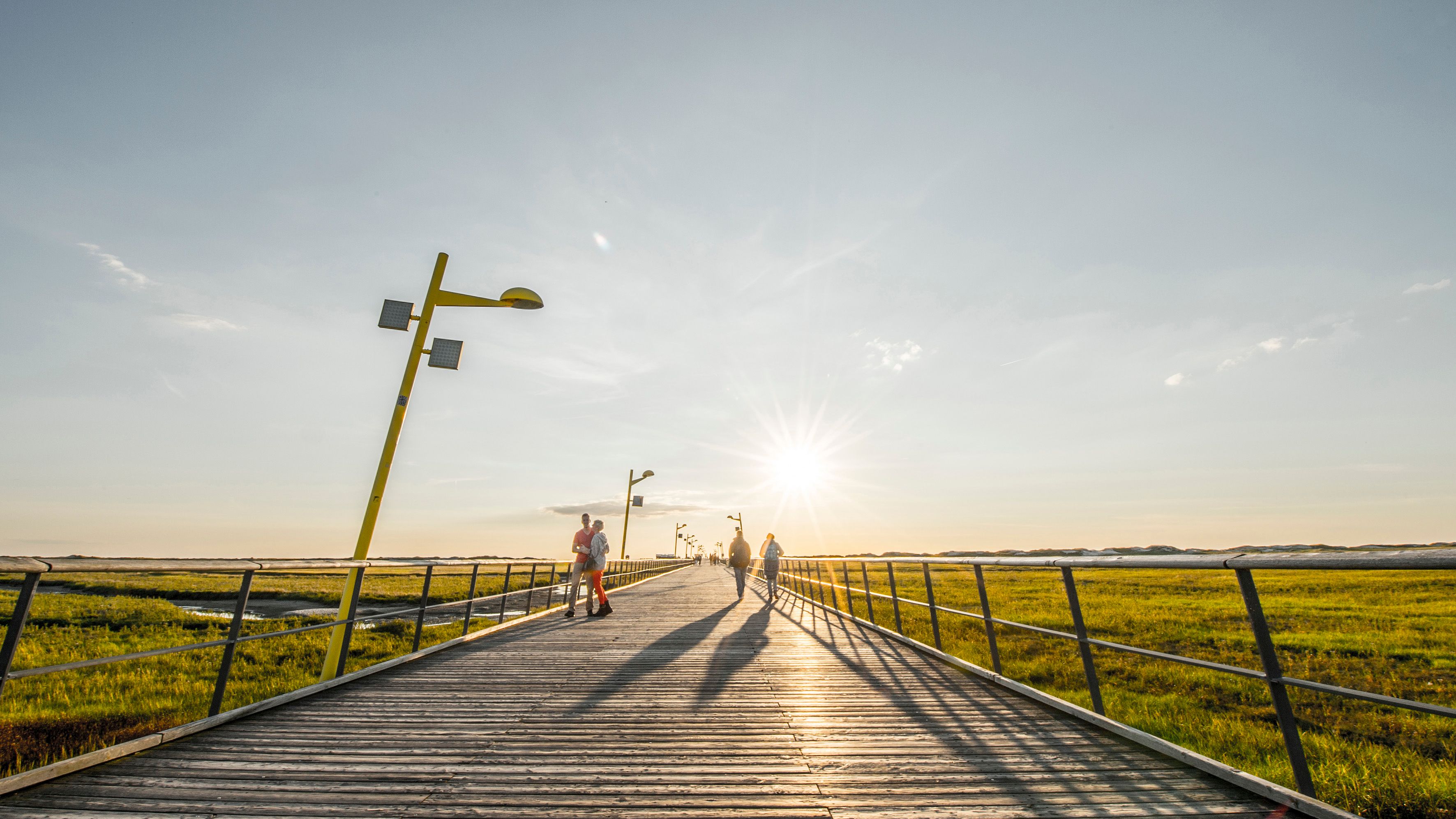 Die Seebrücke in einer frühen Abendstimmung.