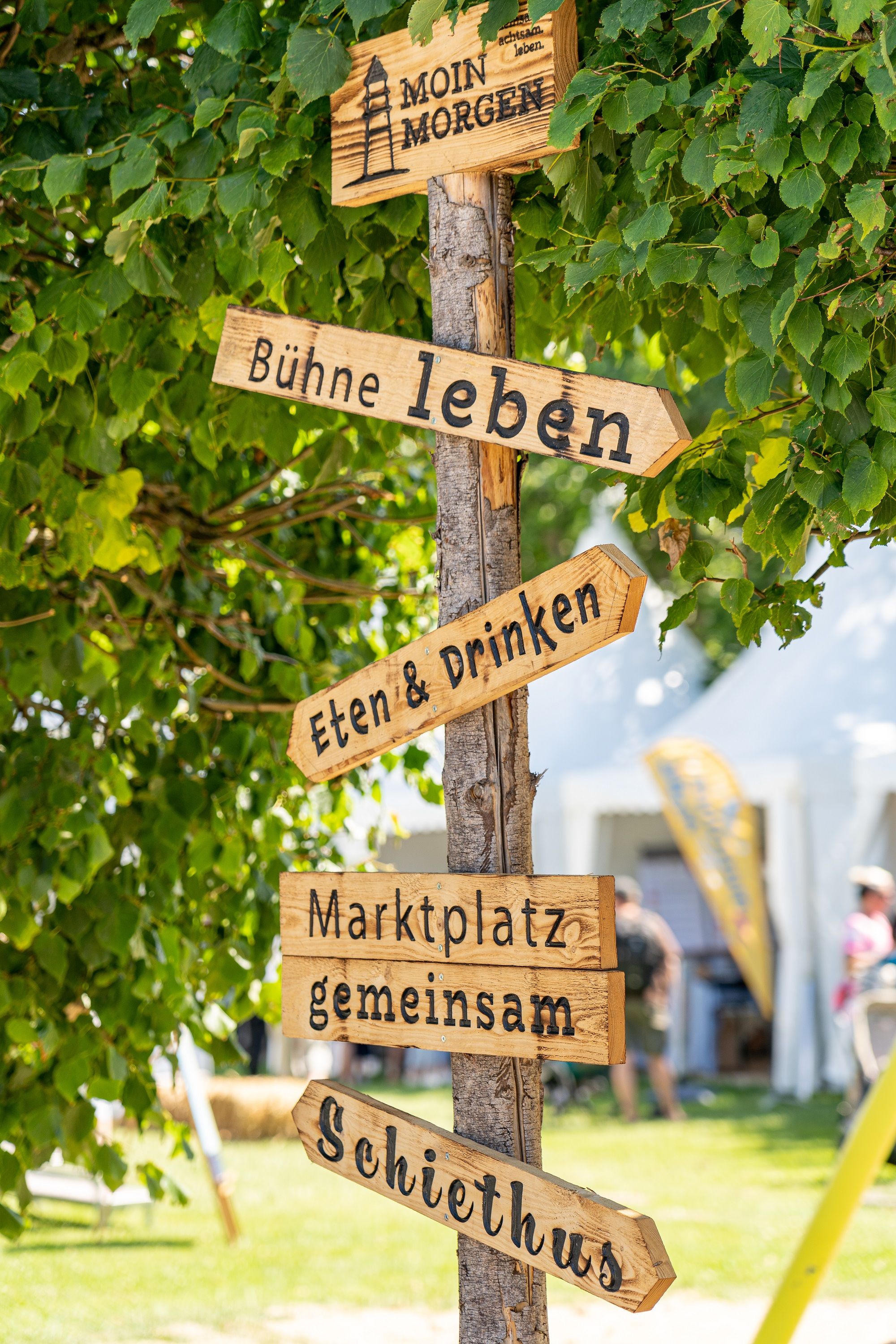 Wegweiser der Veranstaltung MOIN MORGEN