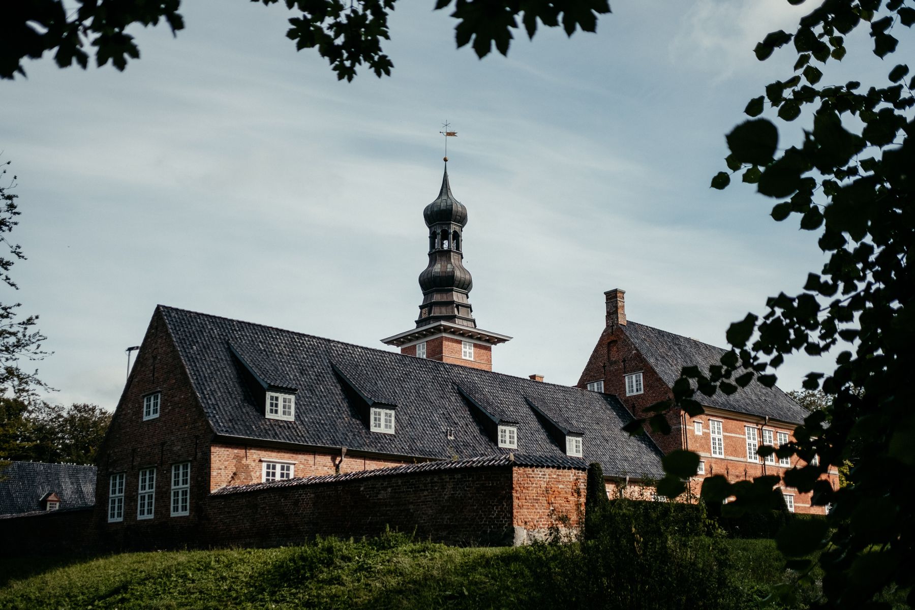 Blick auf das Schloss vor Husum