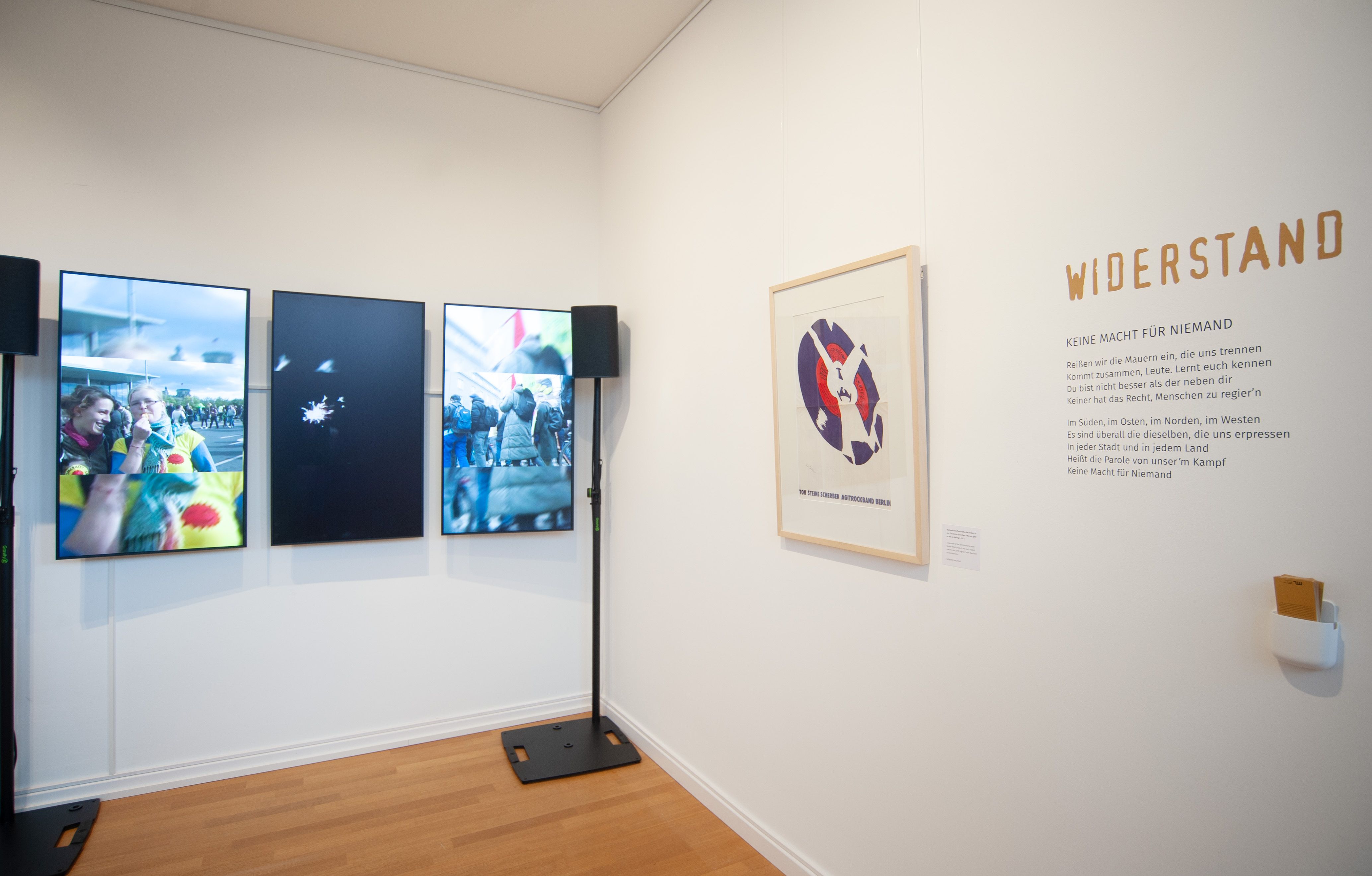 Austtellungsraum der Sonderausstellung Rio Reiser. Foto: Marianne Lins