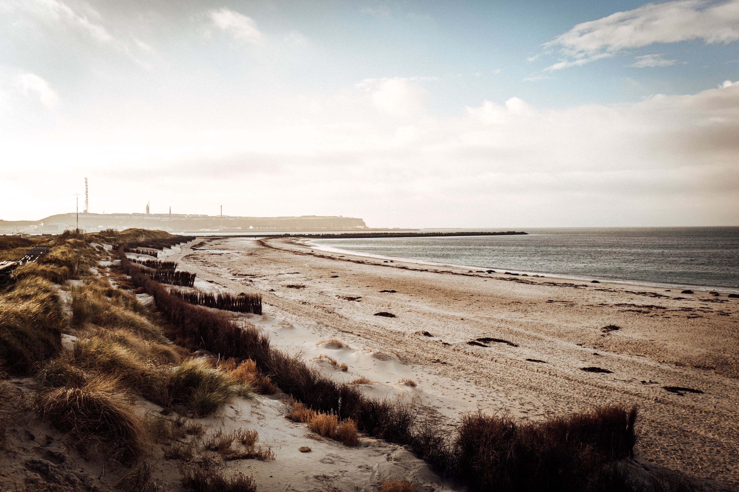 Strand mit Düne