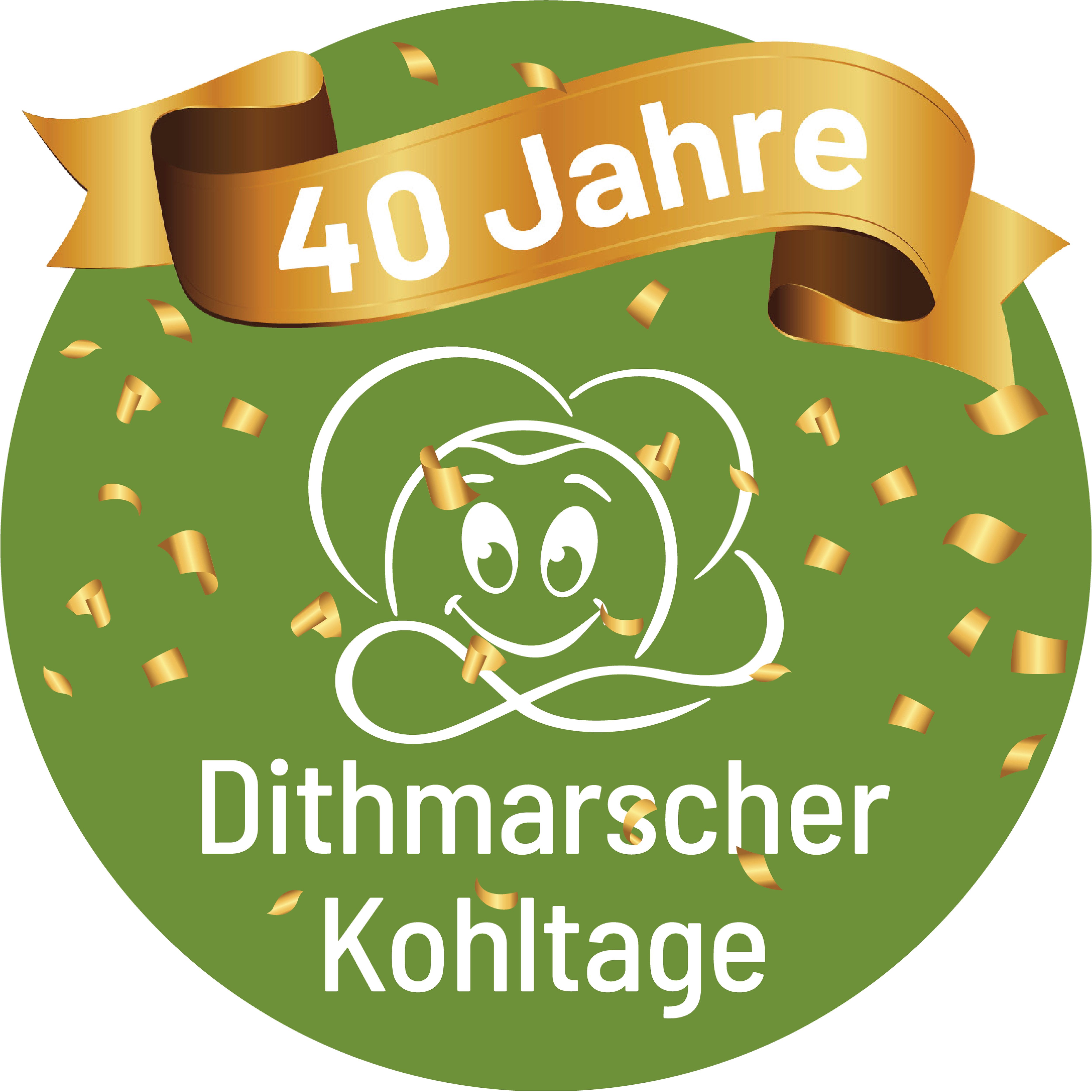 Das Logo zum 40 Jubiläum der Dtimarscher Kohltage. Foto: Dithmarschen Tourismus