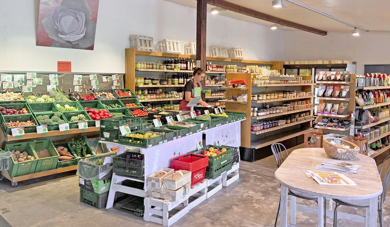 Blick in den Büsumer Biomarkt