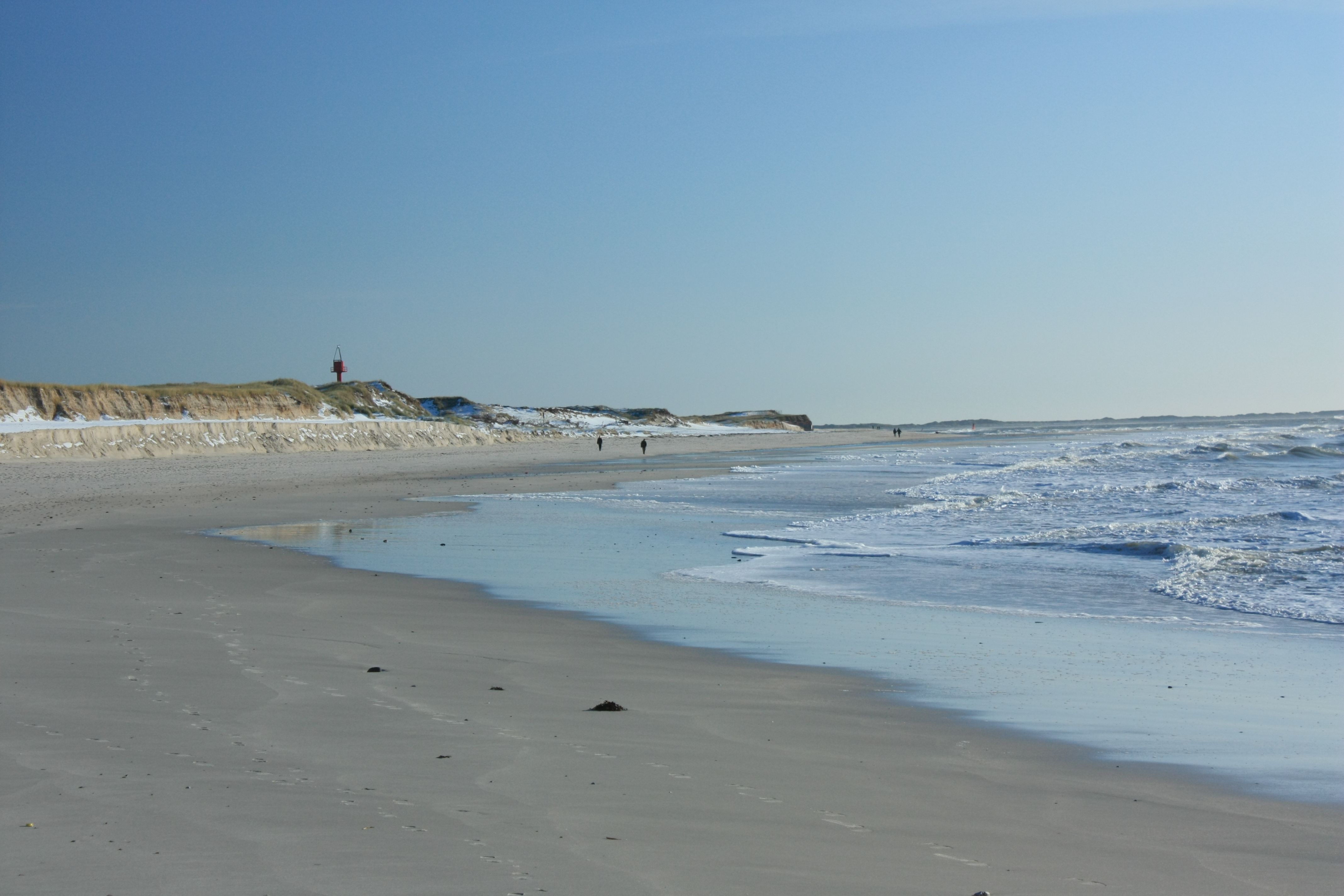 Nordseestrand im Winter