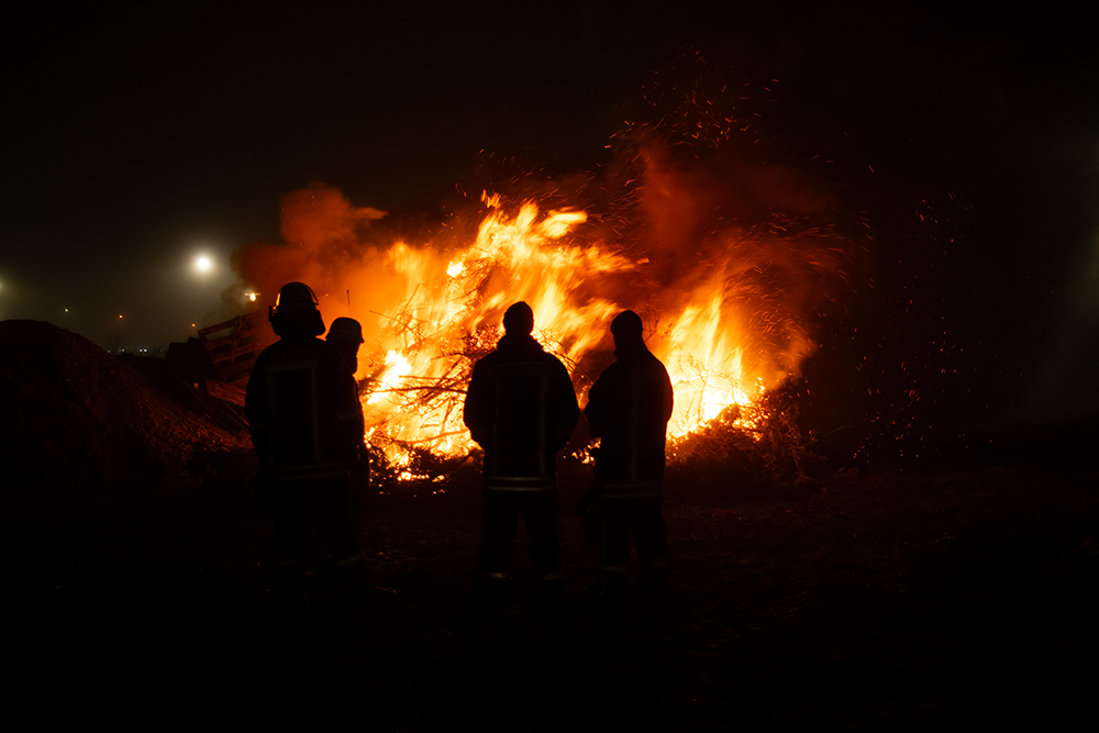 Biike-Brennen in Dagebüll direkt am Deich