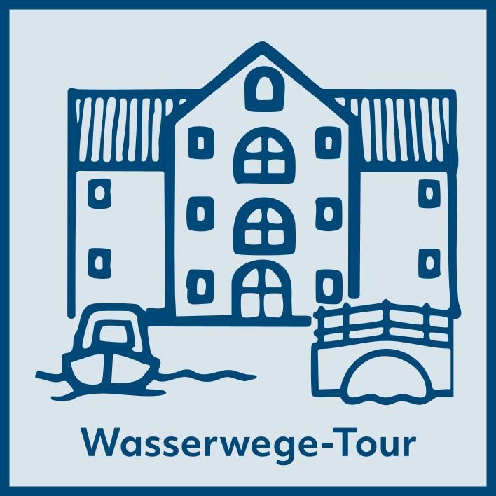 Logo Themenroute "Wasserwege-Tour"