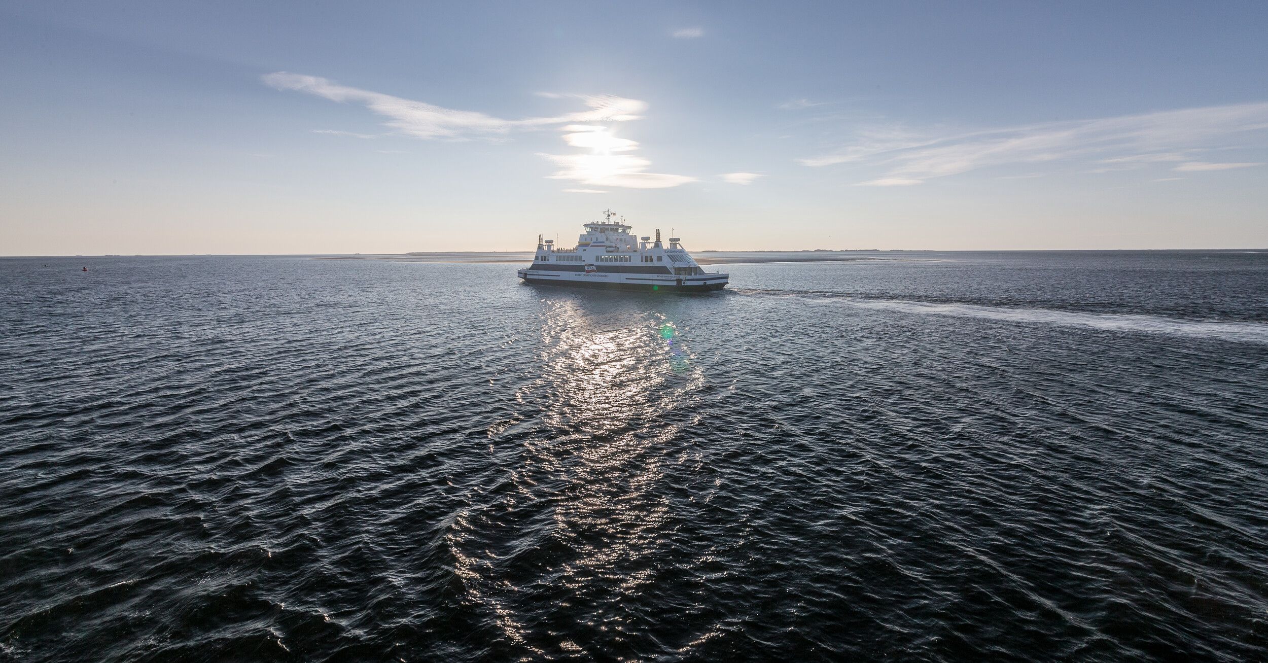 Fährfahrt zur Insel Föhr