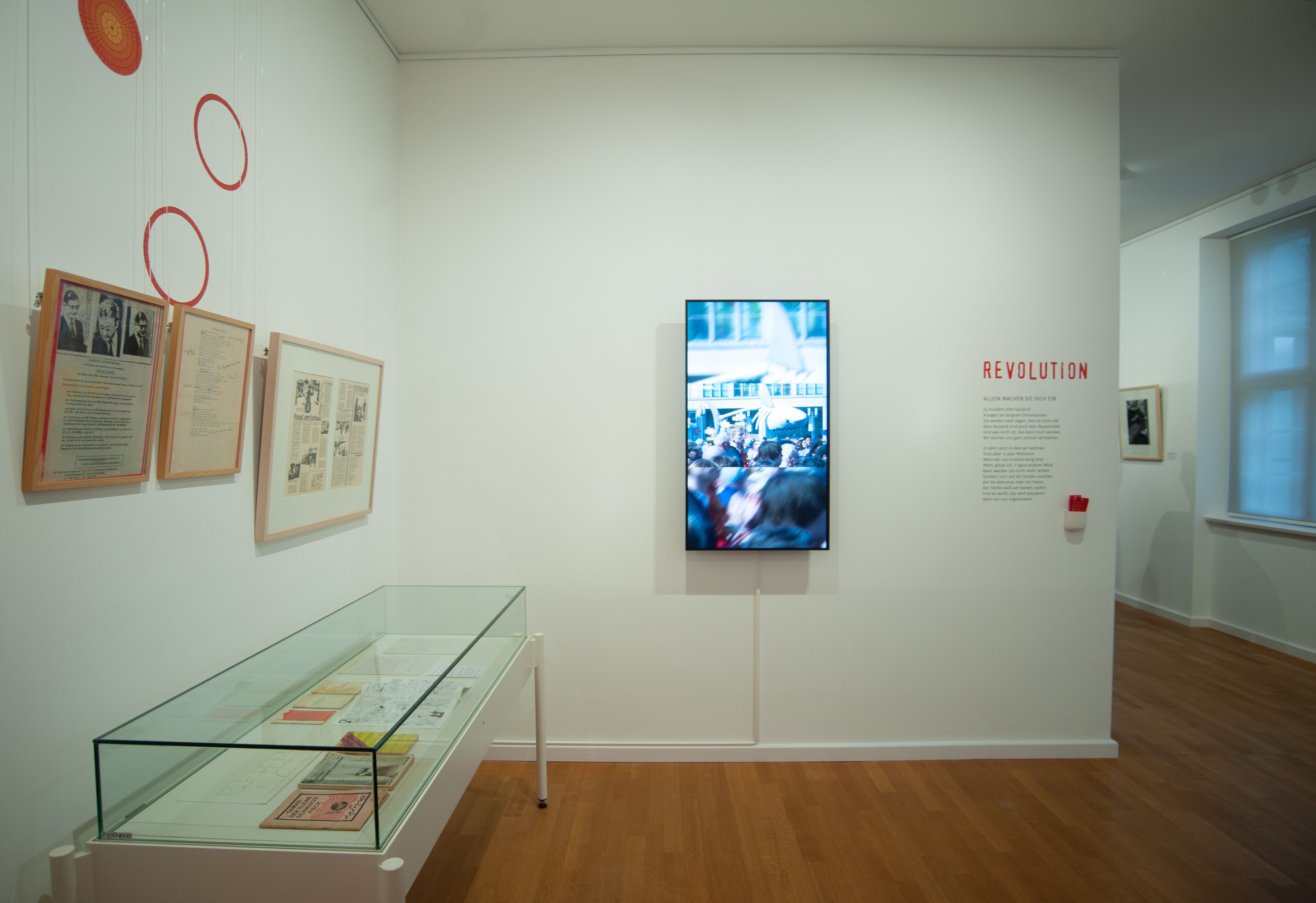 Austtellungsraum der Sonderausstellung Rio Reiser. Foto: Marianne Lins