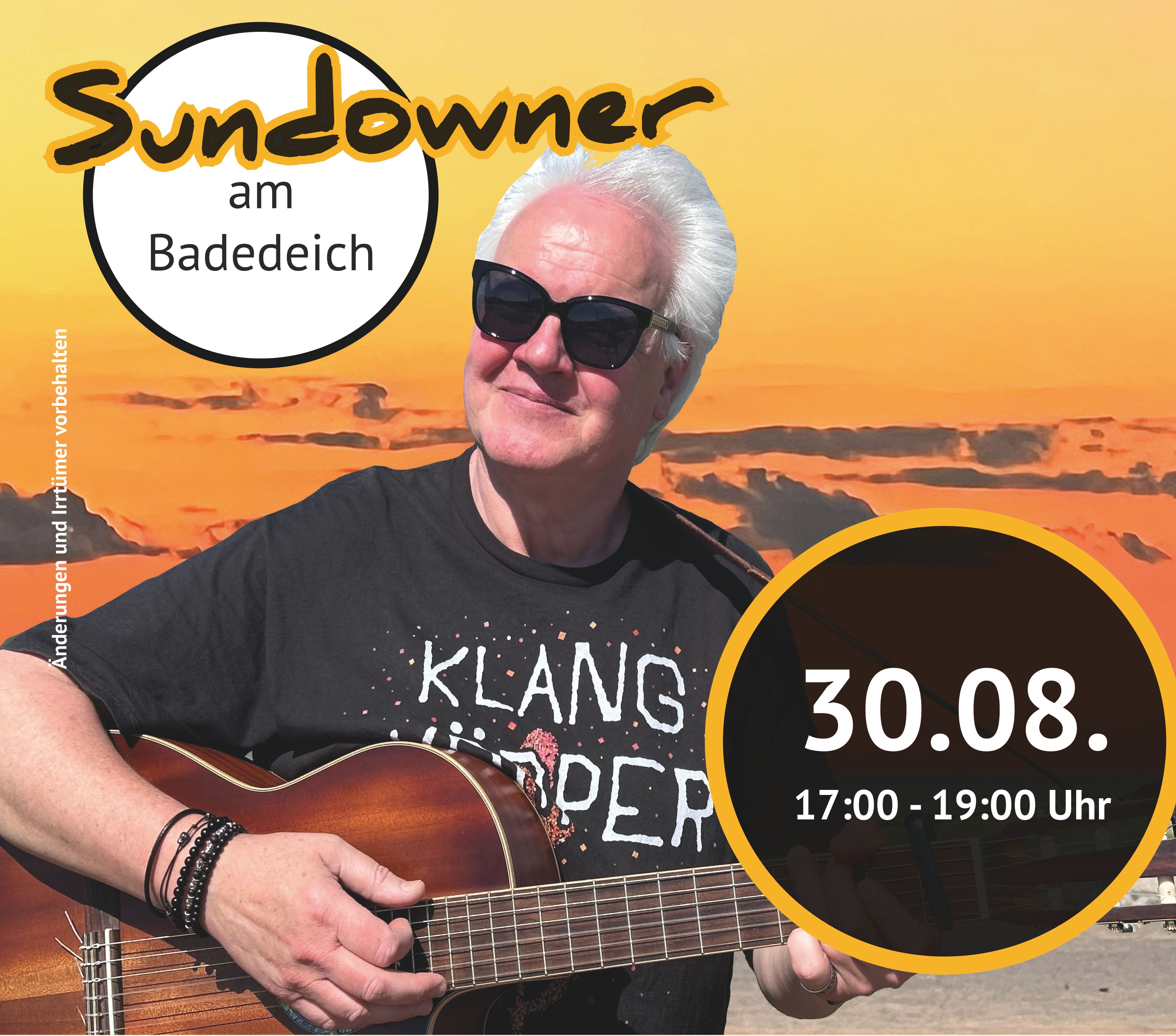 Sundowner am Badedeich