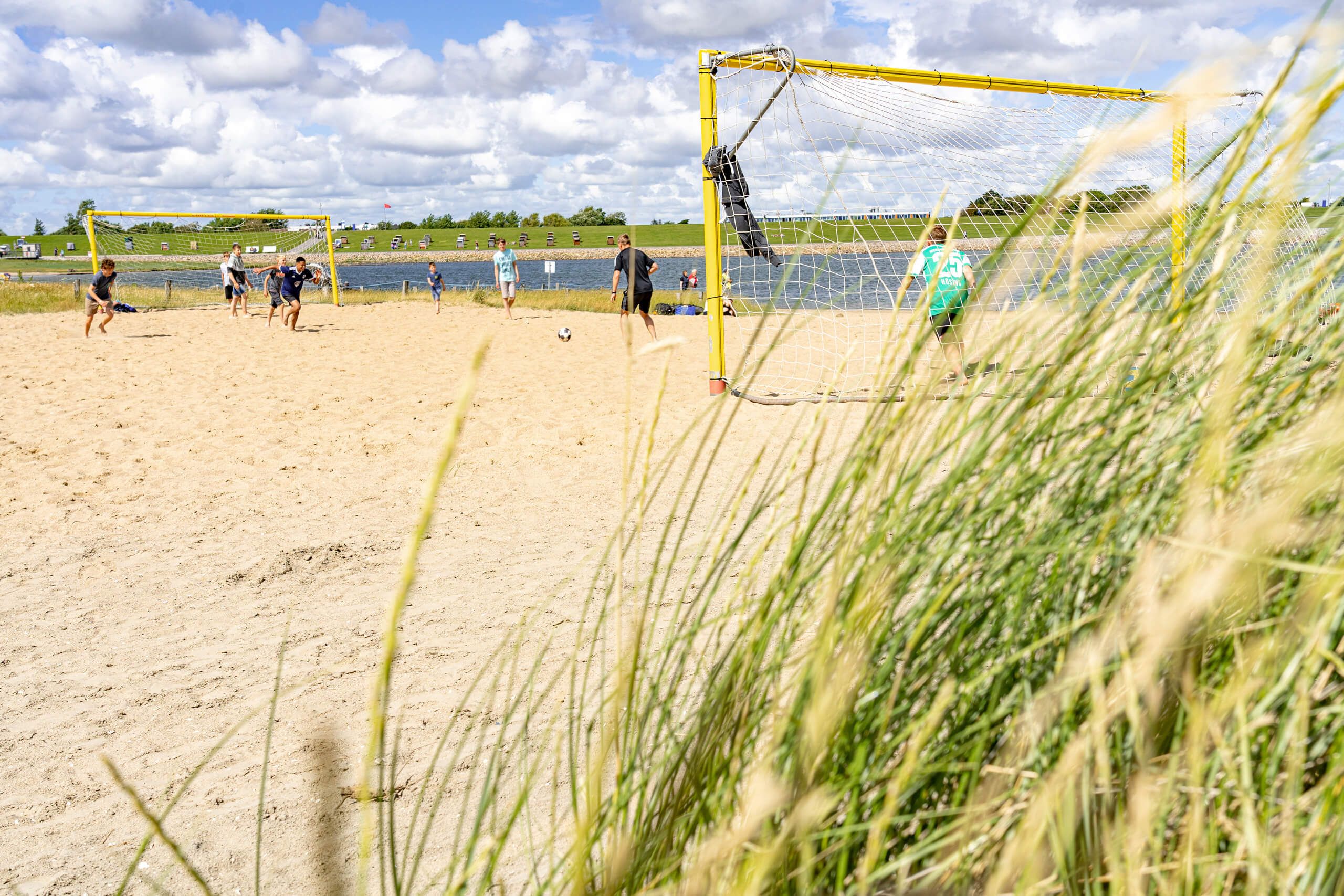 Beach Soccer auf der Büsumer Familienlagune