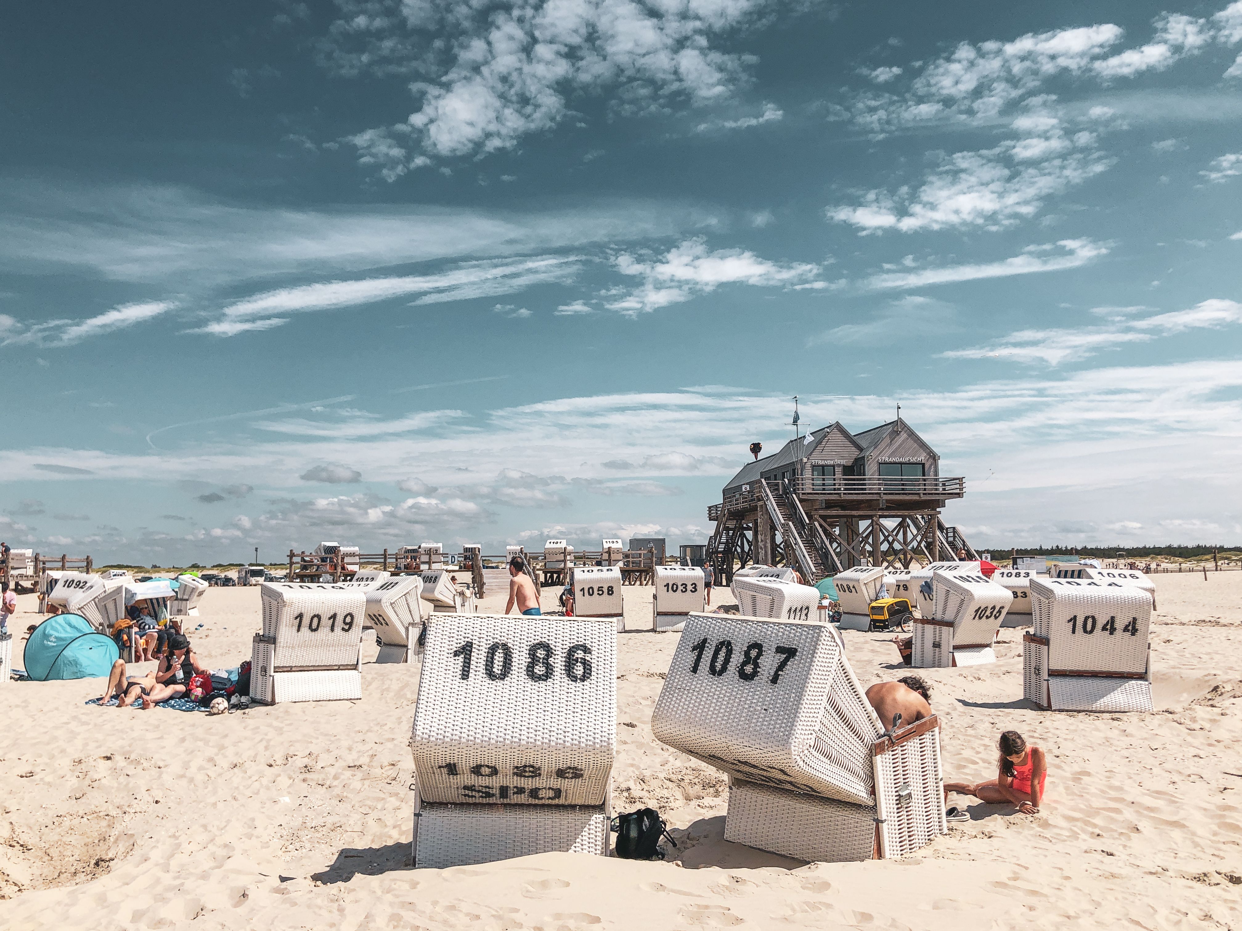 Pfahlbau am Strand von St. Peter-Ording