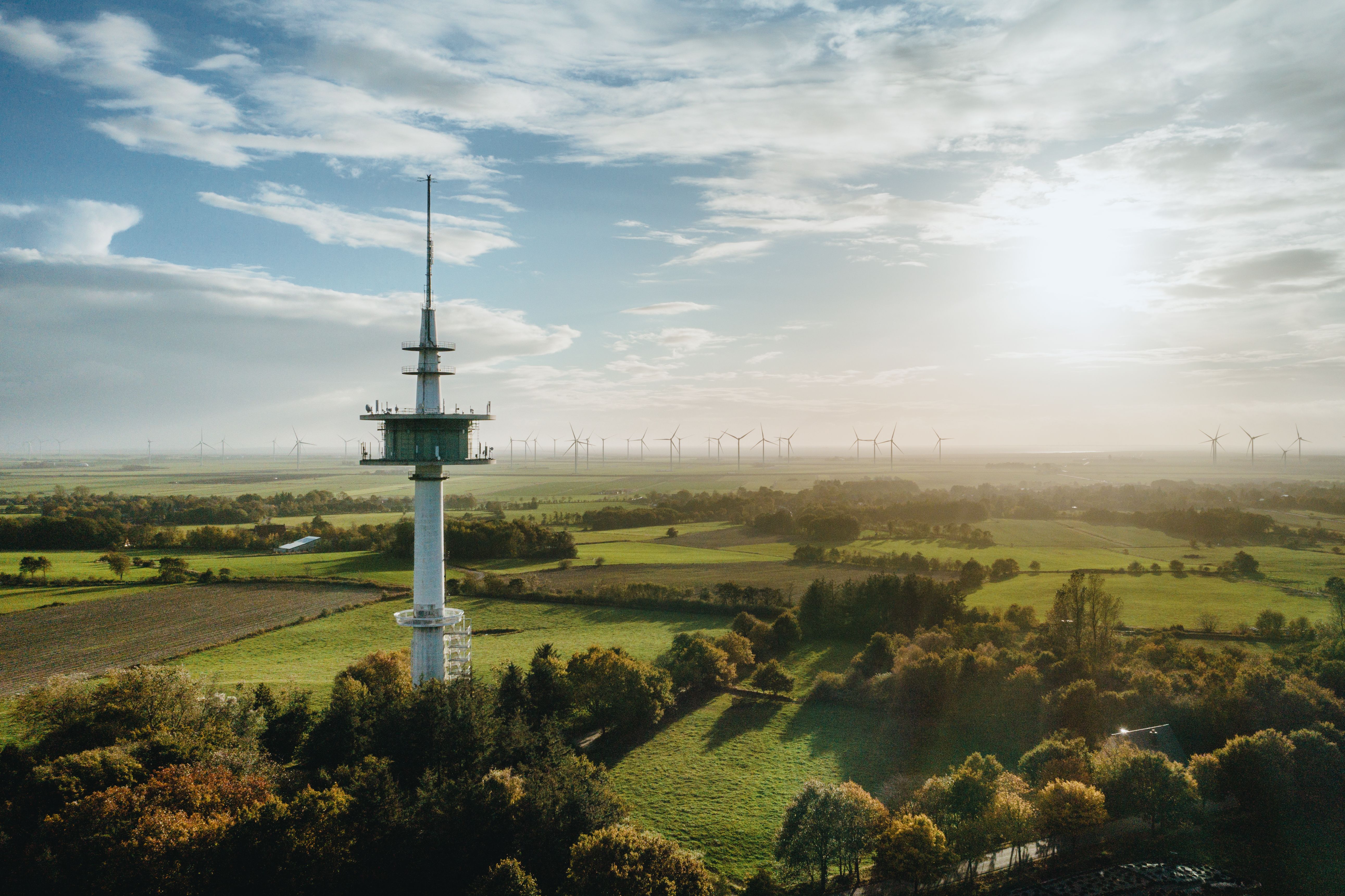 Bredstedt (Nordfriesland) von oben