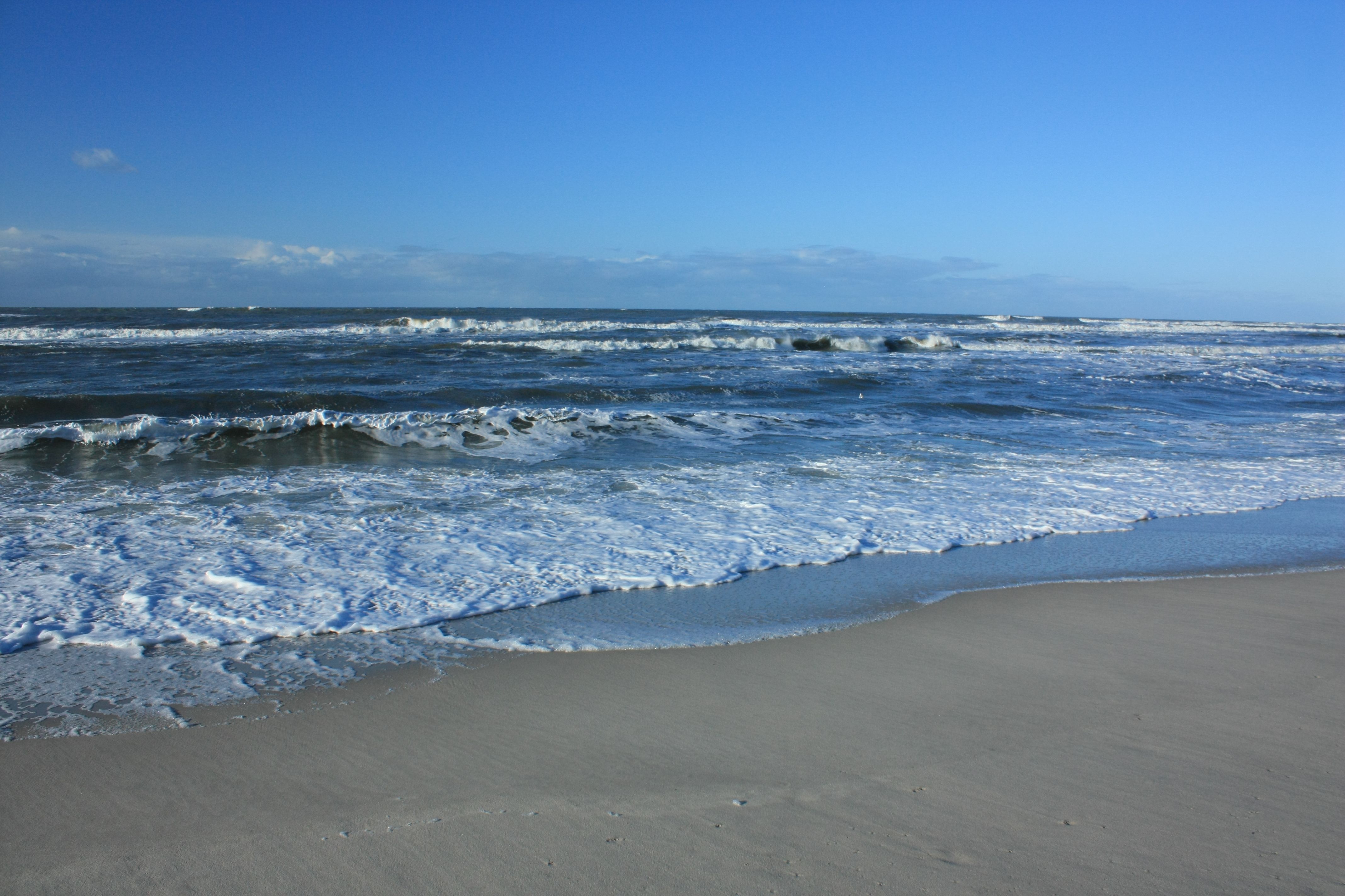 Nordseewellen am Strand