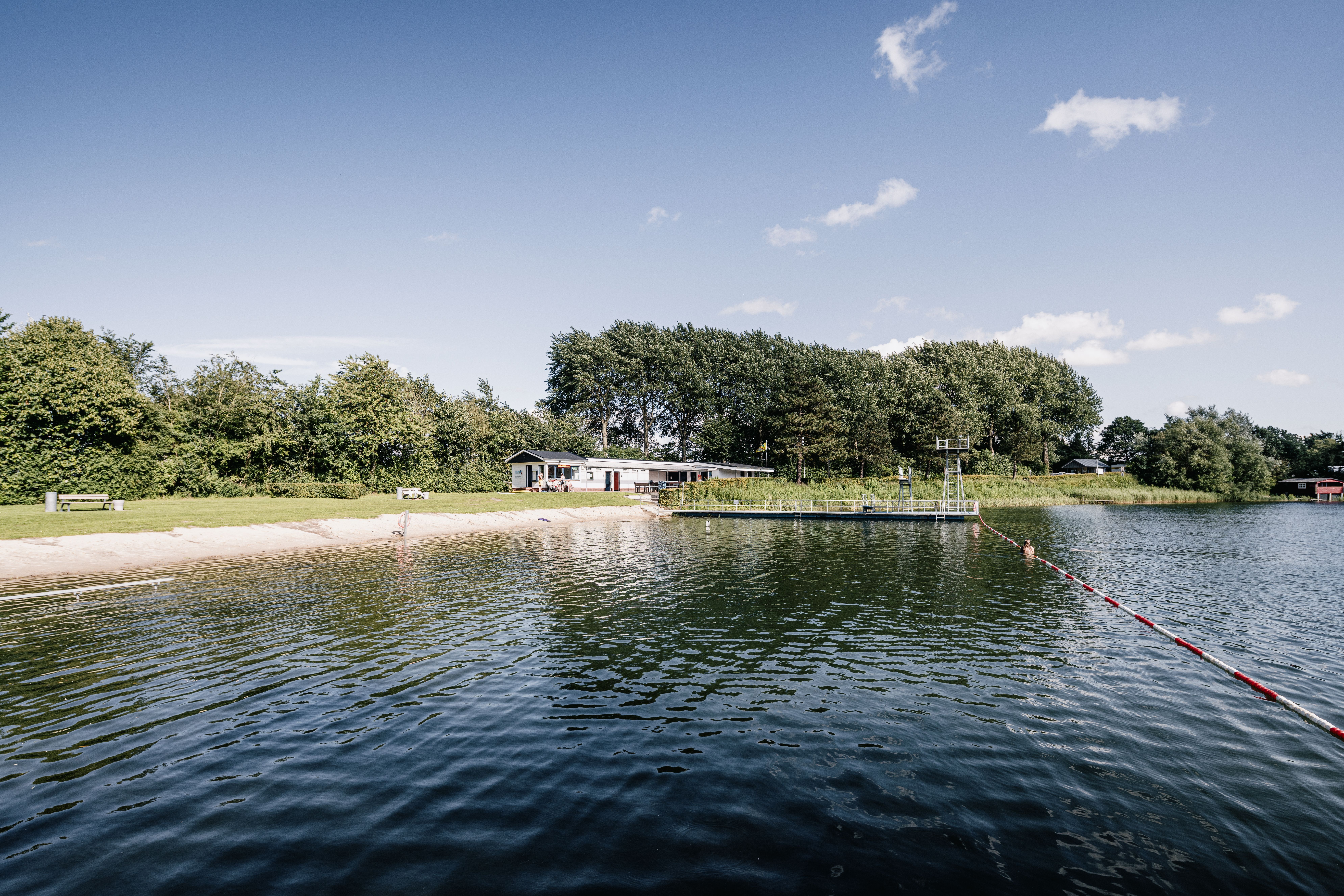 Erfrischung im Naturbad Ladelund