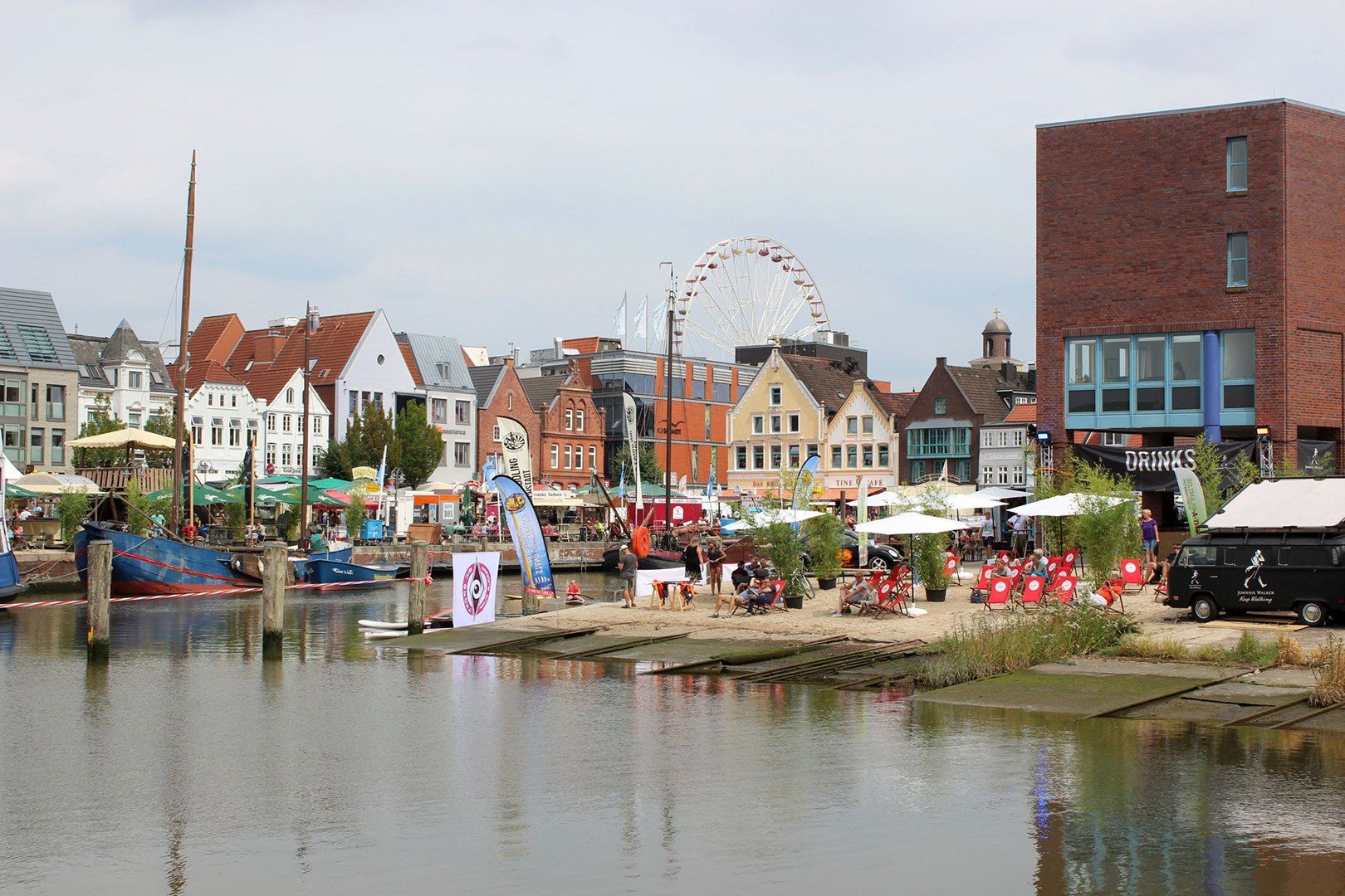 Blick auf Binnenhafen