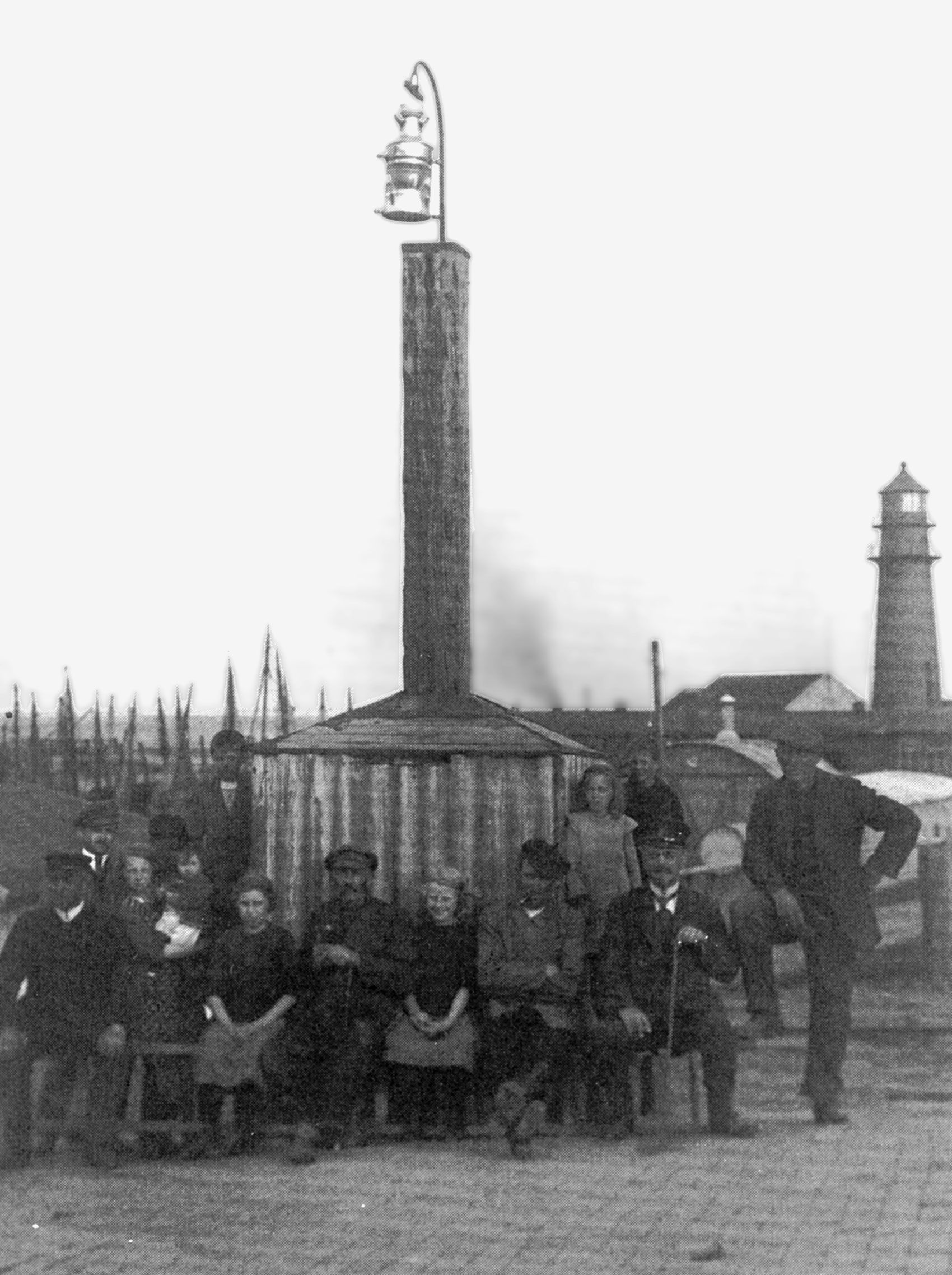 Der erste Leuchtturm von Büsum