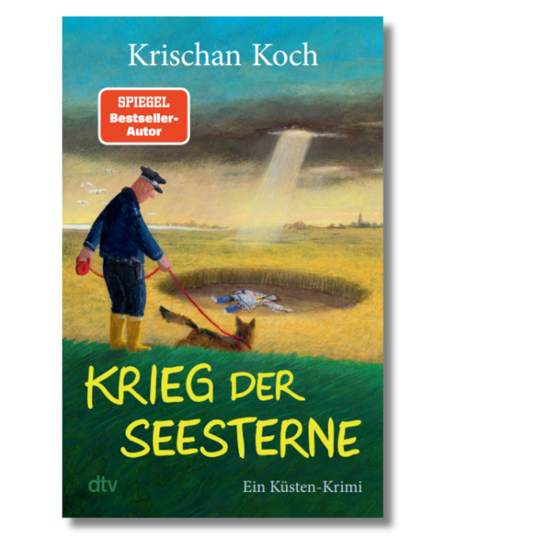 Blick auf das Cover Krieg der Seesterne von Krischan Koch.